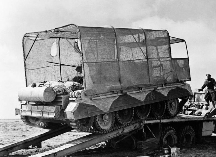 Crusader Tank with 'Sun Shield' Camouflage