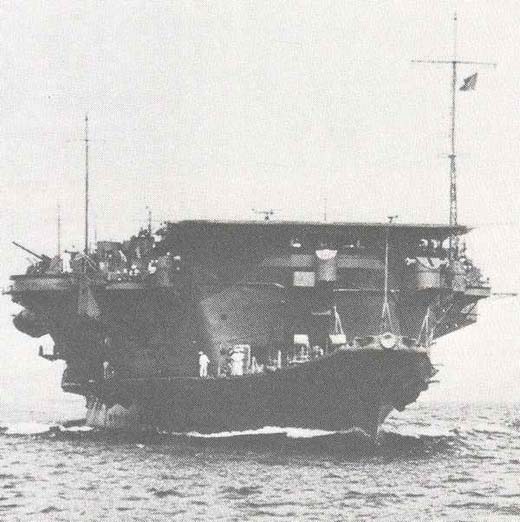 Japanese light carrier <i>Ryujo</i>