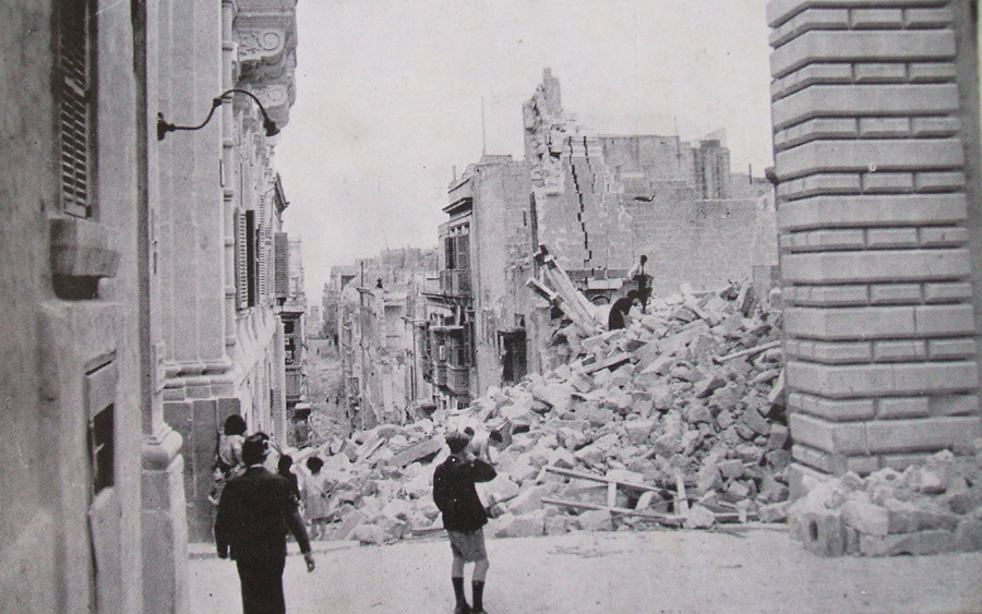 Auberge de France in Ruins (NWMA Malta)