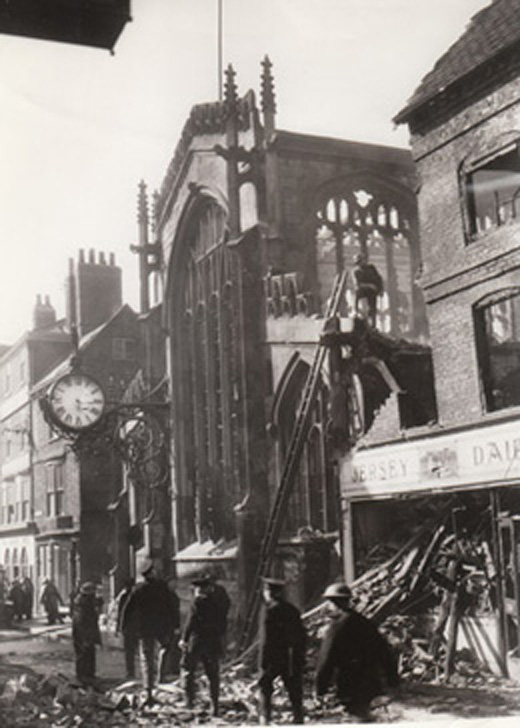 Aftermath of the York Air Raid