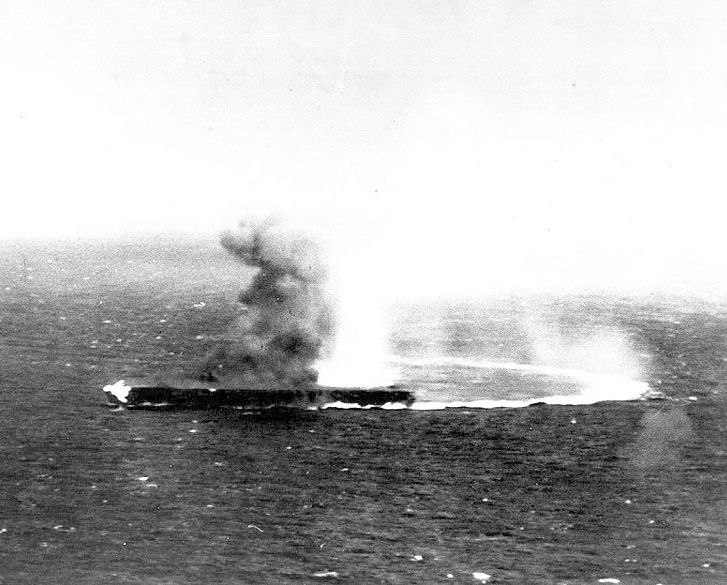 The <i>Shokaku</i> Under Dive-Bombing Attack