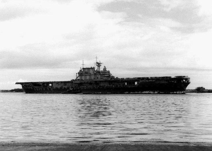 USS <i>Hornet</i> (CV-8) at Pearl Harbor