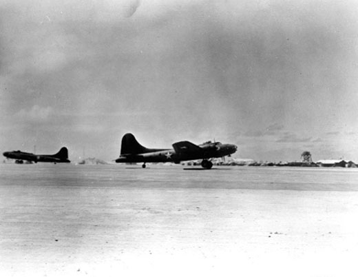B-17E Bomber on Midway