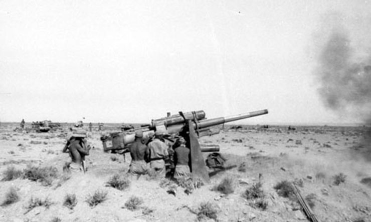 <i>Afrika Korps</i> 88mm Anti-Tank Gun in Action