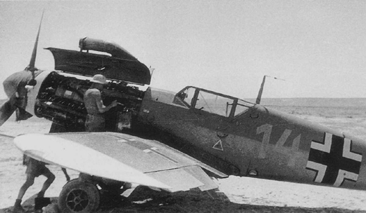 German Fighter in North Africa