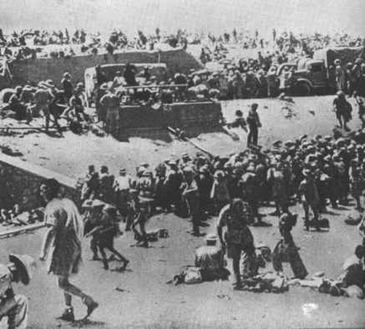 Some of the Allied Prisoners from the Tobruk Garrison