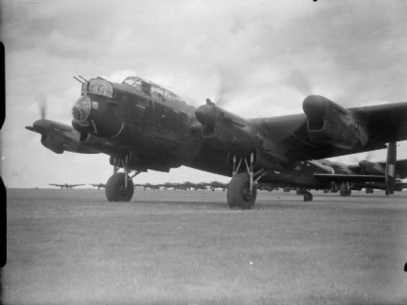 Avro Lancaster Waiting to Take Off