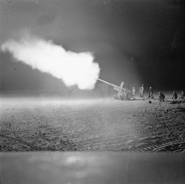 Artillery in Night Action