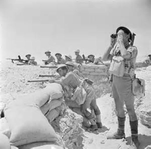 British Infantry Near El Alamein