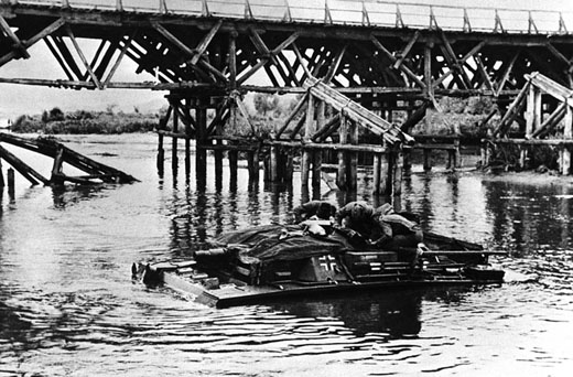 River Crossing on a Tank