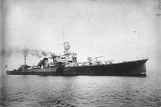 Japanese Cruiser <i>Kako</i> Sunk by US Submarine