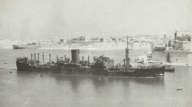 <i>Brisbane Star</i> Arrives at Malta