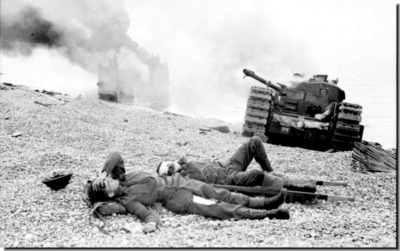 Canadian Wounded and Abandoned Tanks