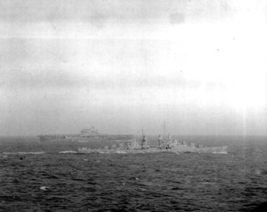 USS <i>Hornet</i> and USS <i>Atlanta</i> Heading to Guadalcanal