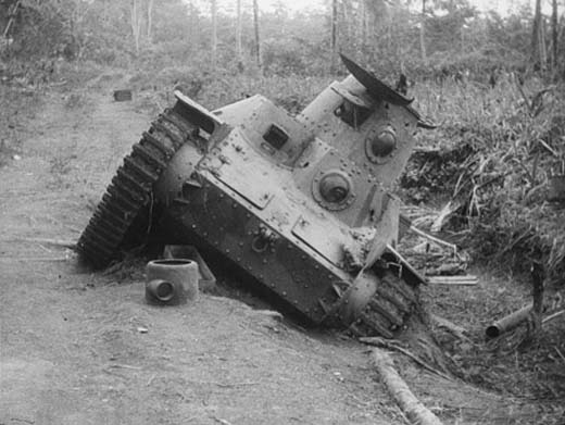 Abandoned Japanese Tank