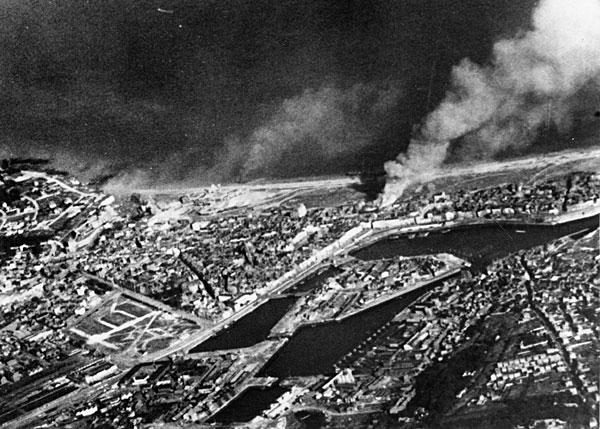 Overall view of the attack on Dieppe