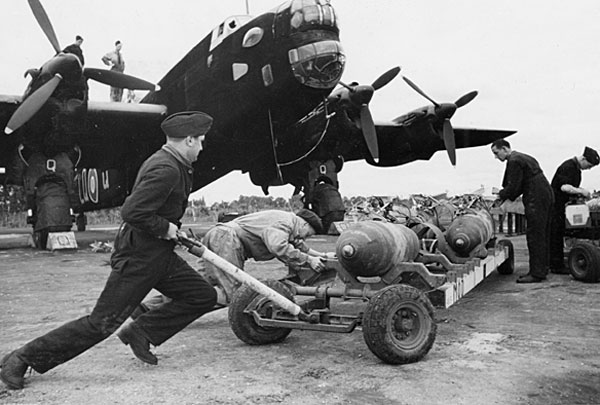 A Halifax Being Prepared for Take-Off