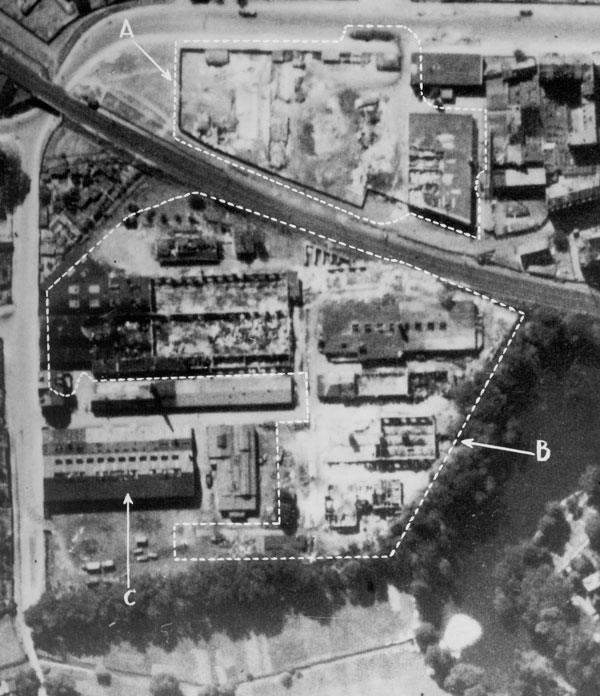 Damage to Factories in Nuremburg