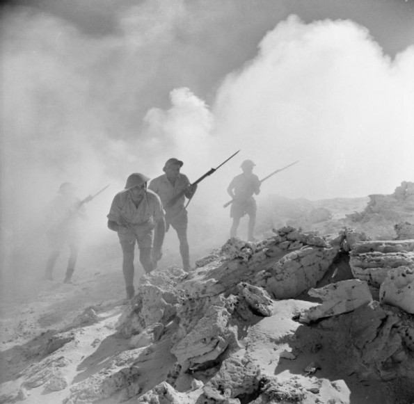 Australian Troops Advancing