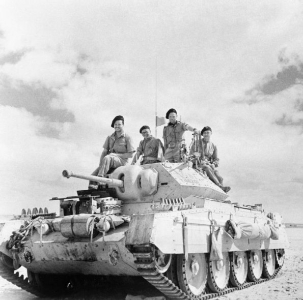 Crusader Tank in the Western Desert