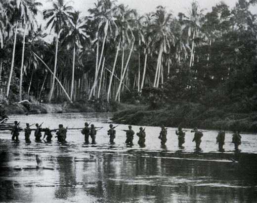 Marine Patrol Crosses the Matanikau River