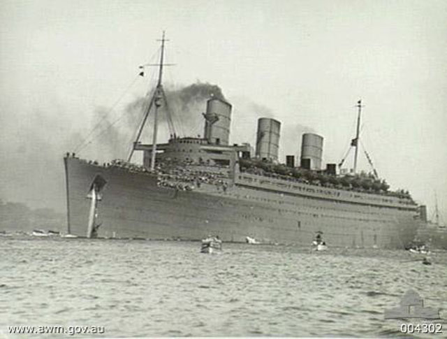 The <i>Queen Mary</i>, Known as the 'Grey Ghost'