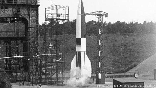 First Missile into Outer Space