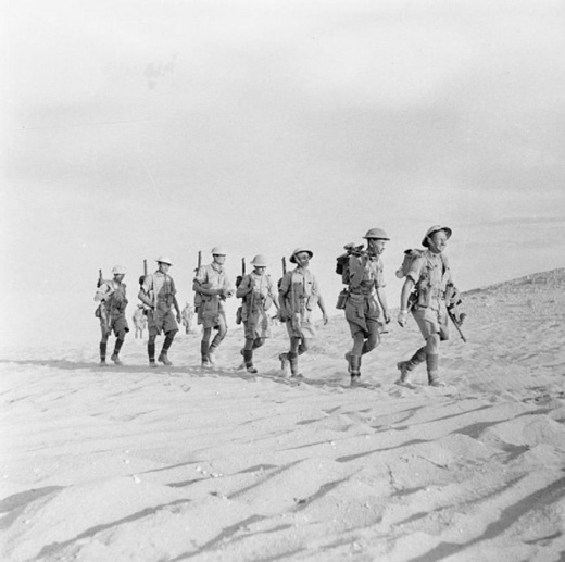 Infantry Patrol in the Western Desert