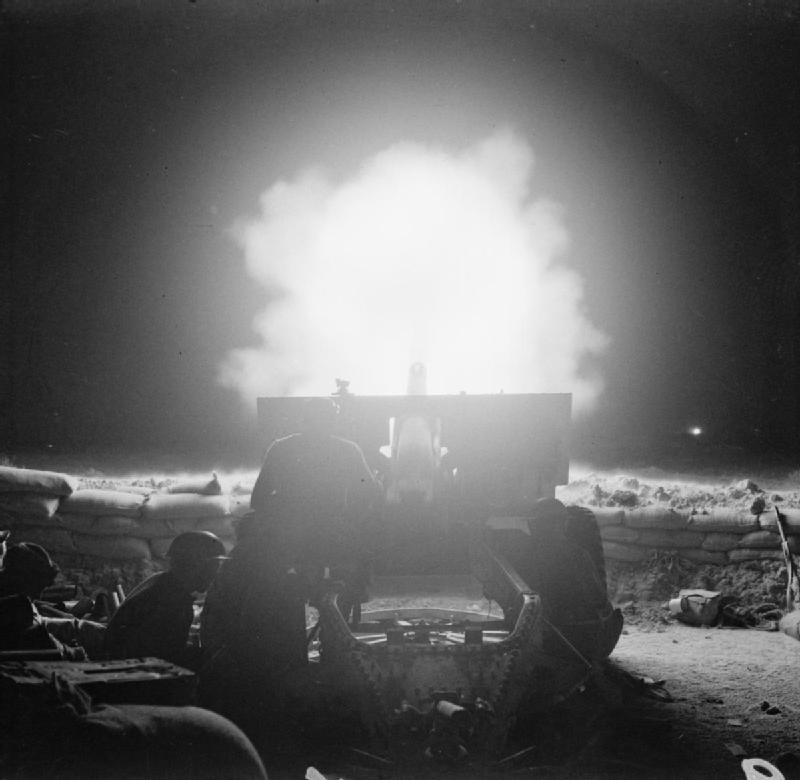 Another British Gun in the Artillery Barrage