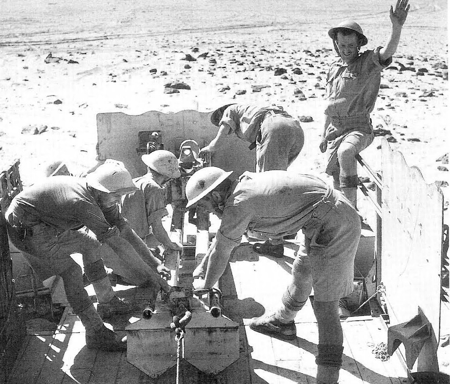 British Cannon on the Egyptian-Libyan Border