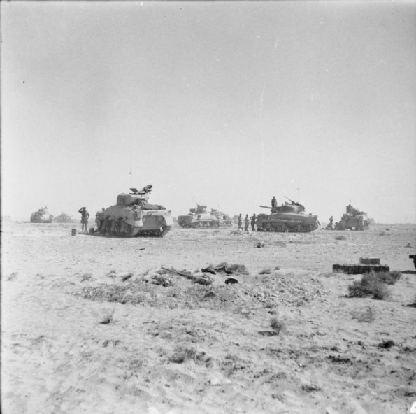 Sherman Tanks of 8th Armored Brigade