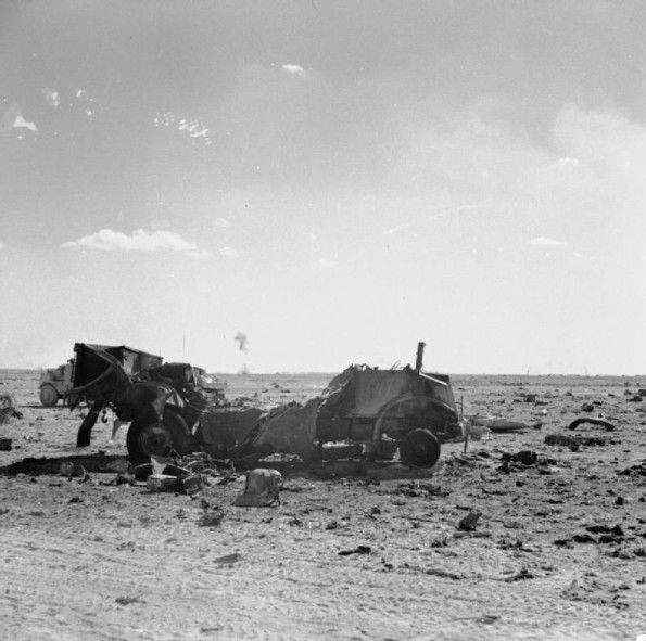 Burned-out Trucks