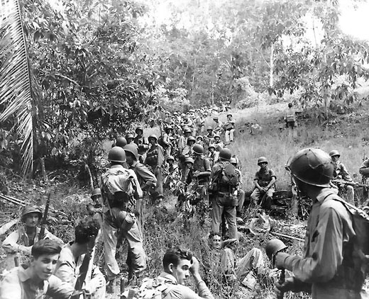 US Marines Rest in the Field