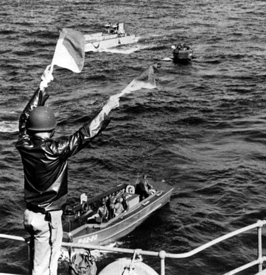 Directing Landing Craft Traffic off Fedala