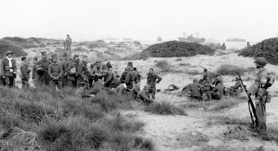 Guarding French and French Colonial Prisoners