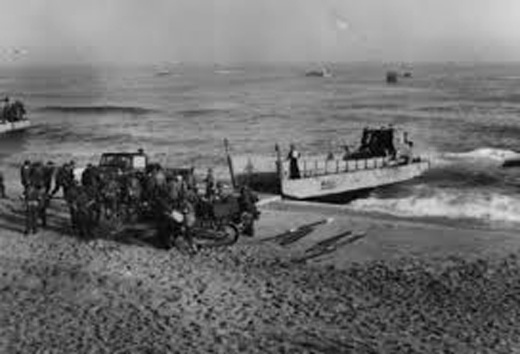 Americans Landing in Algeria