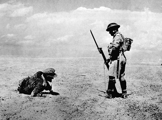 A wounded German officer