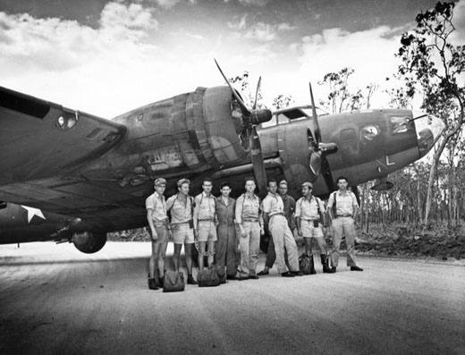 64th Bomb Squadron Crew at Mareeba, Queensland, Australia