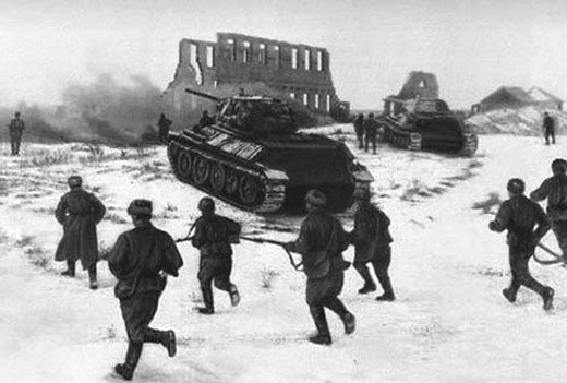 Russian Troops Counterattack