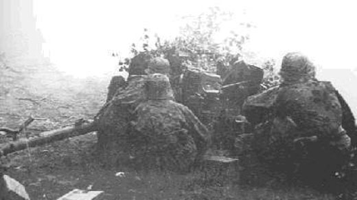 <i>SS</i> Troops Ready to Attack