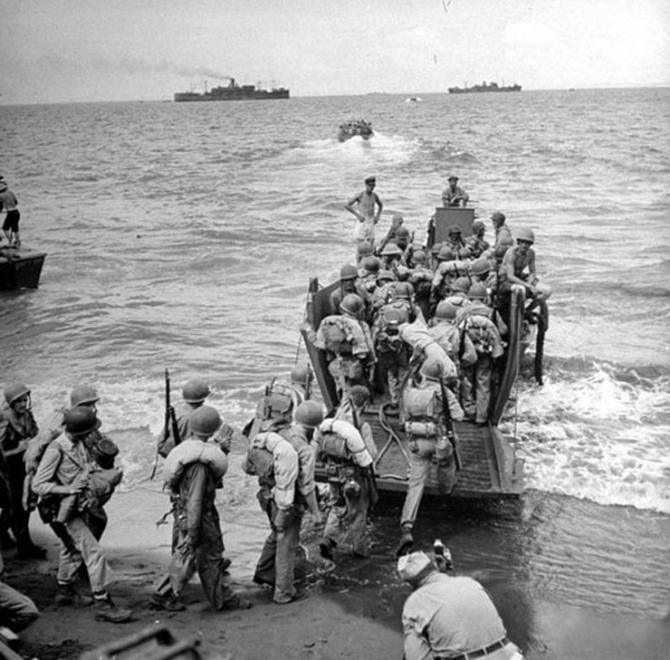 Marines Leaving Guadalcanal