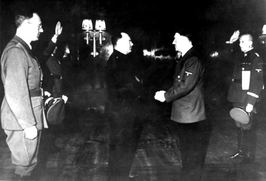 Adolf Hitler and Anton Mussert