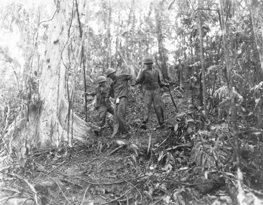 Wounded Soldier on Guadalcanal