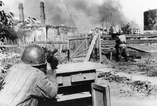 Fighting in Leningrad