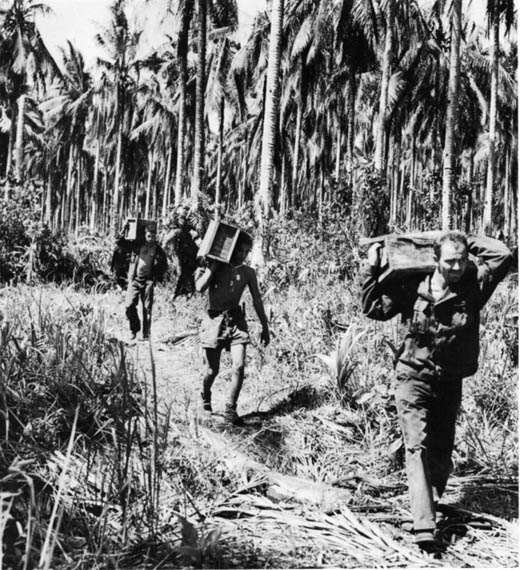 Soldiers Carrying Rations