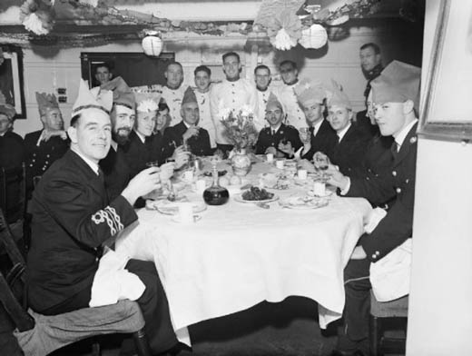 Christmas Dinner Aboard HMS <i>Malaya</i>