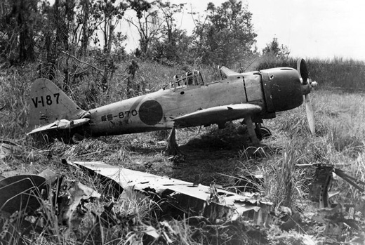 Japanese Zero Captured at Buna