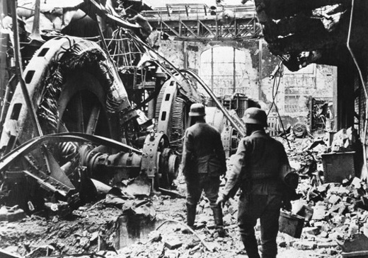 Wrecked Generating Station in Stalingrad