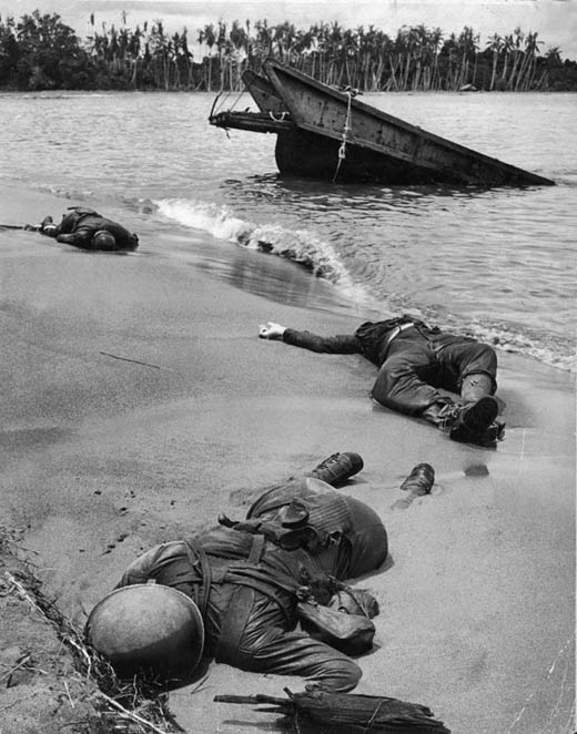 American Dead on Buna Beach