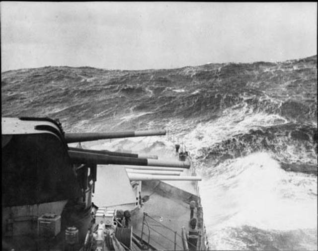 Arctic convoy ambushed by German cruisers